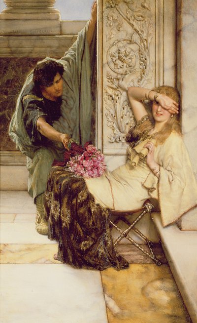 Schüchtern von Lawrence Alma Tadema